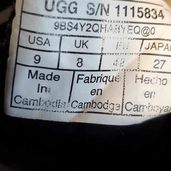 UGG Emmett Cold Weather Duck Boots Size 9 - Picture 8 of 9